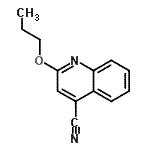 CAS 登录号：855165-17-2， 2-丙氧基-4-喹啉甲腈