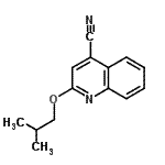 CAS 登录号：855165-23-0， 2-异丁氧基-4-喹啉甲腈