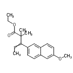 CAS#: 85536-82-9， Ethyl 3-(6-methoxy-2-naphthyl)-2,2-dimethyl-3-pentenoate