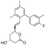 CAS 登录号：85551-06-0， (4alpha,6beta(E))-DL-6-(2-(4'-氟-3,3',5-三甲基(1,1'-联苯)-2-基)乙烯基)四氢-4-羟基-2H-吡喃-2-酮 