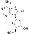 CAS 登录号：85562-55-6， 8-氯-2'-脱氧-腺苷