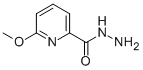 结构式 CAS# 855784-42-8, 6-甲氧基-吡啶-2-甲酰肼