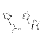 CAS 登录号：85586-47-6， (2E)-3-(1H-咪唑-4-基)丙烯酸-L-组氨酸(1:1)