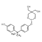 CAS 登录号：85586-50-1， 4-[2-(4-{[5,5-二(羟基甲基)-1,3,2-二氧磷杂环己烷-2-基]氧基}苯基)-2-丙基]苯酚