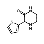 CAS 登录号：85606-97-9， 3-(2-噻吩基)-2-哌嗪酮