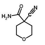 CAS 登录号：856067-31-7， 4-氰基四氢-2H-吡喃-4-甲酰胺