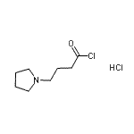 CAS 登录号：85614-46-6， 4-(1-吡咯烷基)丁酰基氯化物盐酸盐(1:1)