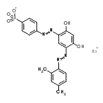 CAS 登录号：85631-83-0， 钠4-({5-[(2,4-二甲基苯基)偶氮]-2,4-二羟基苯基}偶氮)苯磺酸酯