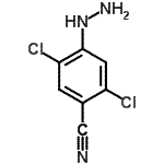 CAS 登录号：85634-72-6， 2,5-二氯-4-肼基苯甲腈