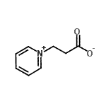 CAS 登录号：85650-88-0， 3-(1-吡啶鎓基)丙酸酯