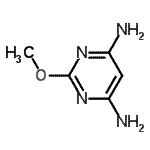 CAS 登录号：856595-47-6， 2-甲氧基-4,6-嘧啶二胺