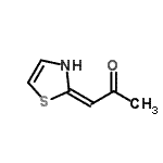 CAS 登录号：856604-92-7， (1E)-1-(1,3-噻唑-2(3H)-亚基)丙酮