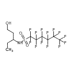 CAS 登录号:85665-64-1, 1,1,2,2,3,3,4,4,5,5,6,6,6-十三氟-N-(1-羟基-3-戊烷基)-1-己烷磺酰胺