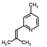 CAS 登录号：85665-89-0， 4-甲基-2-(2-甲基-1-丙烯-1-基)吡啶