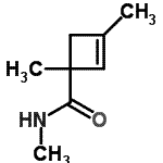 CAS 登录号：85673-29-6， N,1,3-三甲基-2-环丁烯-1-甲酰胺