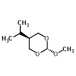 CAS 登录号：85687-65-6， 反式-5-异丙基-2-甲氧基-1,3-二恶烷