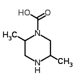 CAS 登录号：856929-73-2， 2,5-二甲基-1-哌嗪羧酸