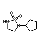 CAS 登录号：85694-53-7， 2-环戊基-1,2,5-噻二唑烷1,1-二氧化物