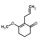 CAS 登录号：85696-84-0， 2-烯丙基-3-甲氧基-环己-2-烯-1-酮
