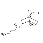 CAS#: 85717-26-6， [(1S,2R,4S)-1,7,7-trimethylnorbornan-2-yl] pentanoate