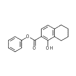 CAS 登录号：85720-85-0， 苯基1-羟基-5,6,7,8-四氢-2-萘l烯羧酸酯