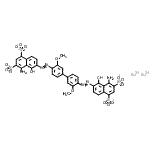 CAS#: 85721-17-1， Dibarium 6,6'-[(3,3'-dimethoxy-4,4'-biphenyldiyl)di-2,1-diazenediyl]bis(4-amino-5-hydroxy-1,3-naphthalenedisulfonate)