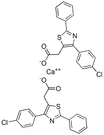 CAS#: 85721-24-0， Calcium Bis[4-(p-Chlorophenyl)-2-Phenylthiazol-5-Acetate]