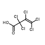 CAS 登录号：85743-61-9， 2,2,3,4,4-五氯-3-丁烯酸