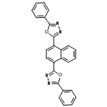 CAS 登录号：85765-25-9， 2,2'-(1,4-萘二基)二(5-苯基-1,3,4-恶二唑)