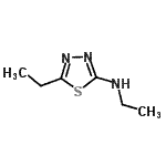 CAS 登录号：857748-78-8， N,5-二乙基-1,3,4-噻二唑-2-胺