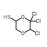 CAS 登录号：857838-55-2， 5,6,6-三氯-1,4-二恶烷-2-硫醇