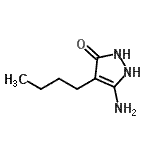 CAS#: 857988-46-6， 5-Amino-4-butyl-1,2-dihydro-3H-pyrazol-3-one