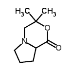 CAS 登录号：85805-15-8， 3,3-二甲基六氢-1H-吡咯并[2,1-c][1,4]恶嗪-1-酮