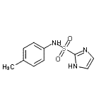 CAS 登录号：858221-33-7， N-(4-甲基苯基)-1H-咪唑-2-磺酰胺