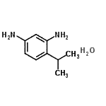 CAS 登录号：858487-76-0， 4-异丙基-1,3-苯二胺水合物(1:1)