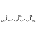 CAS 登录号：85851-87-2， (2E)-3,7-二甲基-2-辛烯-1-基乙酸酯