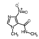 CAS 登录号：858513-51-6， N,1-二甲基-4-硝基-1H-咪唑-5-甲酰胺