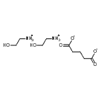 CAS 登录号：85896-18-0， 二(2-羟基乙铵)戊二酸酯