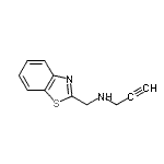 CAS 登录号：85902-44-9， N-(1,3-苯并噻唑-2-基甲基)-2-丙炔-1-胺