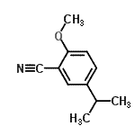 CAS 登录号：85902-69-8， 5-异丙基-2-甲氧基苯甲腈
