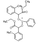 CAS 登录号：85905-72-2， 5,9-二(2-甲基苯基)-4,10-二氧代-7-苯基-3,6,8,11-四氧杂-7-硅杂十三烷-7-基