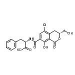 CAS 登录号：85911-04-2， N-{[(3R)-5-氯-8-羟基-3-(羟基甲基)-1-氧代-3,4-二氢-1H-异苯并吡喃-7-基]羰基}-L-苯丙氨酸