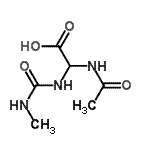 CAS#: 859284-53-0， Acetamido[(methylcarbamoyl)amino]acetic acid