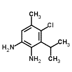 CAS 登录号：859449-38-0， 4-氯-3-异丙基-5-甲基-1,2-苯二胺