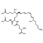 CAS 登录号：85951-62-8， L-gamma-谷氨酰-S-[(4S,5R,6E,8E,10Z,12E,14S)-1-羧基-4,14-二羟基-6,8,10,12-十九四烯-5-基]-L-半胱氨酰甘氨酸