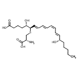 CAS 登录号：85963-48-0， (5S,6R,7E,9E,11Z,13E,15S)-6-{[(2R)-2-氨基-2-羧基乙基]硫基}-5,15-二羟基-7,9,11,13-二十碳四烯酸