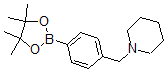 结构式 CAS# 859833-22-0, 4-(哌啶-1-基甲基)苯硼酸频哪醇酯