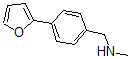 结构式 CAS# 859850-67-2, 4-(2-呋喃基)-N-甲基-苯甲胺