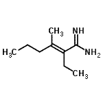 CAS 登录号：859971-94-1， (2E)-2-乙基-3-甲基-2-己烯脒