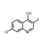 CAS 登录号：860236-13-1， 7-氯-3-碘-4-喹啉醇